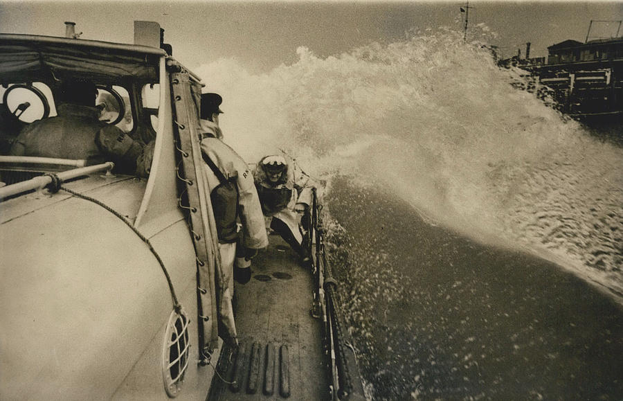 Action Stations - And The Battle Against The Sea Begins Photograph by Retro Images Archive