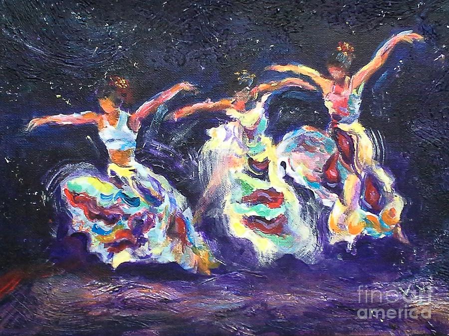 Ballet Painting - Action by Vicki Wynberg