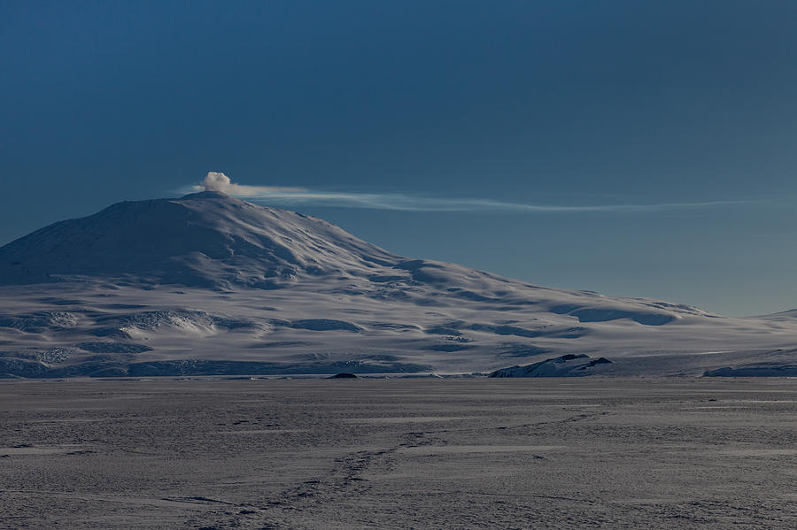 Active Mount Erebus Photograph by Ben Adkison - Pixels