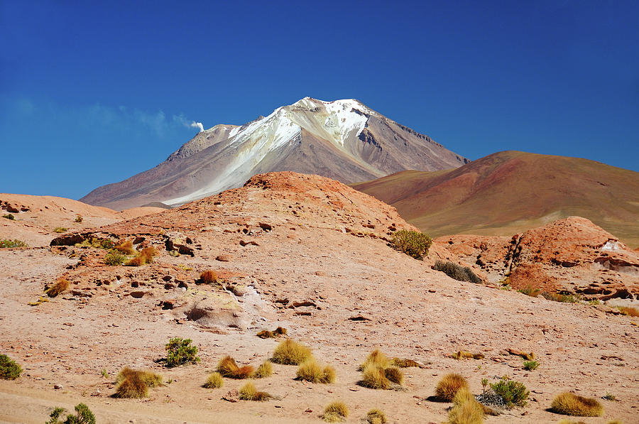 Active Vulcano In Bolivia Photograph by Werner Büchel