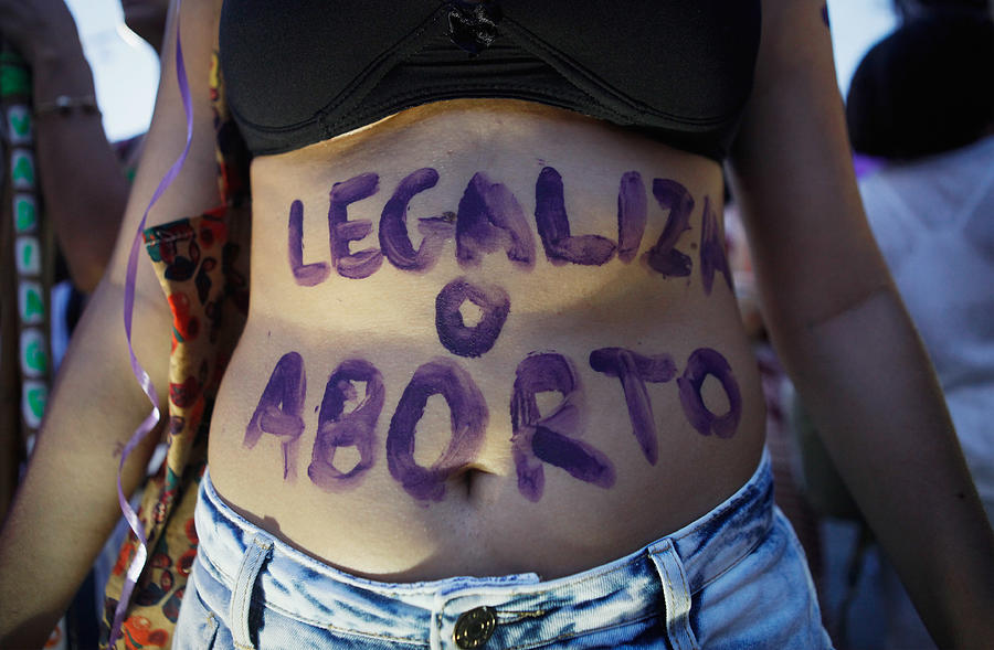 Activists In Brazil March For Womens Rights On International Womens Day Photograph by Mario Tama Activists In Brazil March For Womens Rights On International Womens Day Photograph by Mario Tama