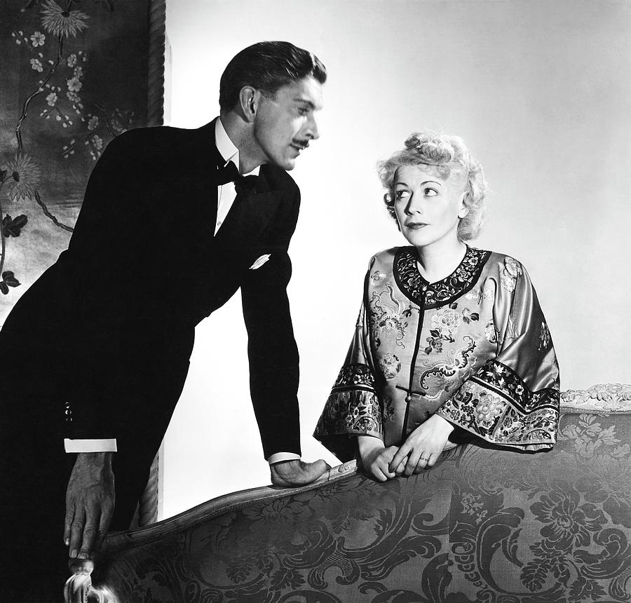 Actor Alan Napier And Actress Gladys George Photograph by Horst P. Horst