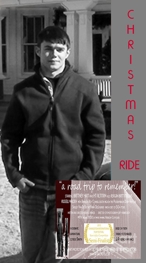 Movie Digital Art - Actor in Christmas Ride Film by Karen Francis