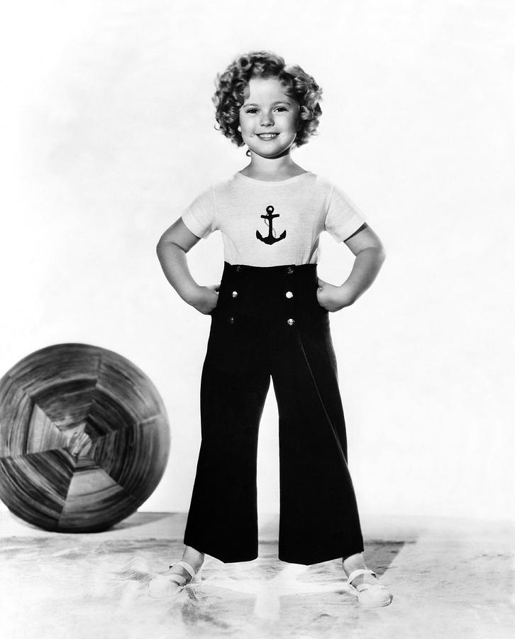 Actress Shirley Temple Photograph by Underwood Archives