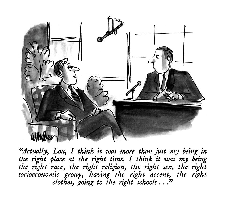 Actually, Lou, I Think It Was More Than Drawing by Warren Miller Actually, Lou, I Think It Was More Than Drawing by Warren Miller