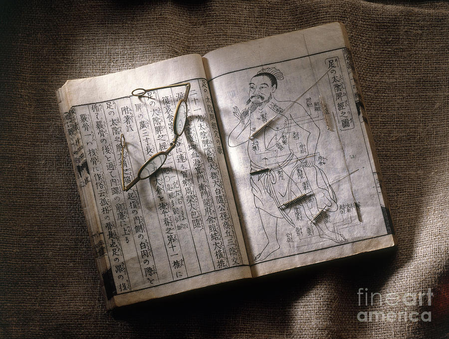 Book Photograph - Acupuncture Book by Brooks / Brown