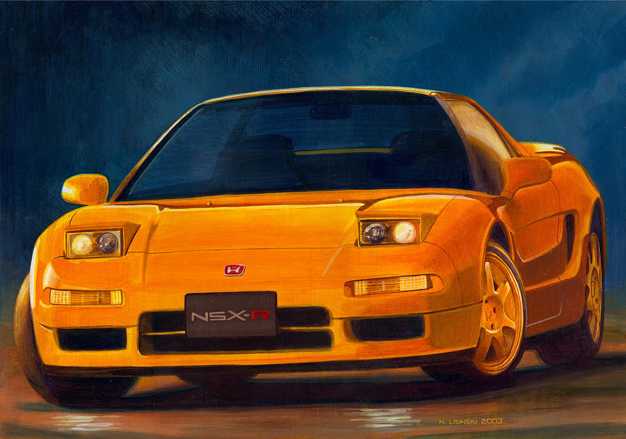 Acura NSX-R Painting by Norb Lisinski