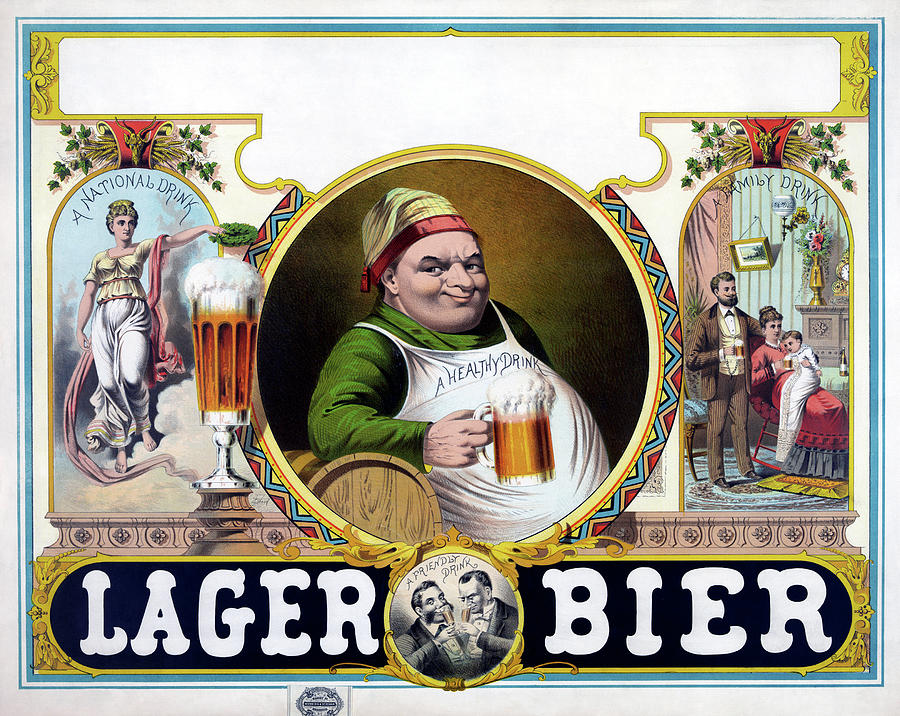 Ad Beer, C1879 Painting by Granger