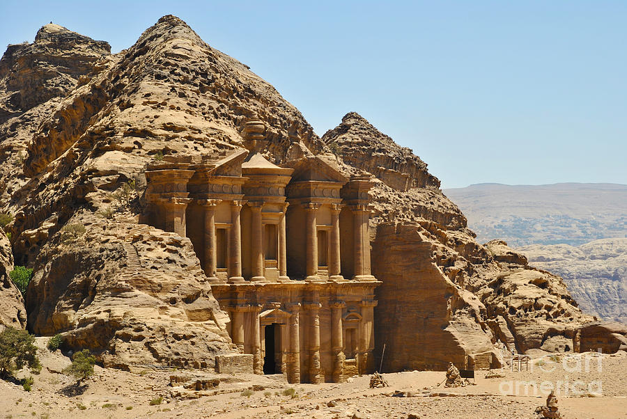 Ad Deir In Petra Photograph