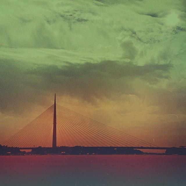 Ada Bridge (most Na Adi) In Belgrade Photograph by Nenad Nikolic
