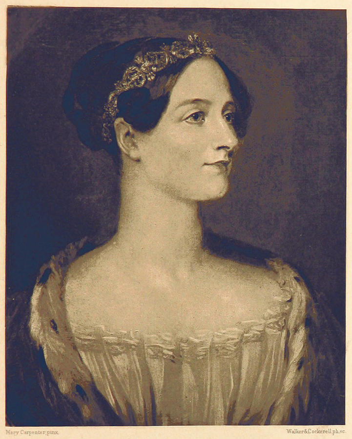 Ada Lovelace, English Mathematician Photograph by British Library