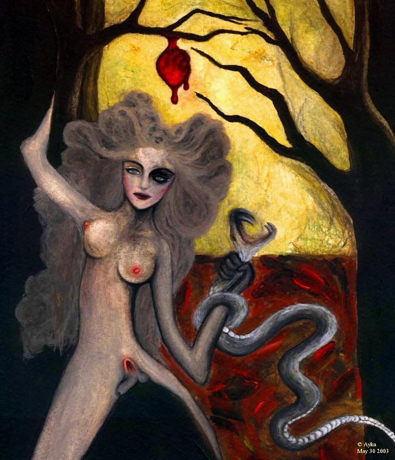 Adam Painting - Adam and Eve by Ayka Yasis