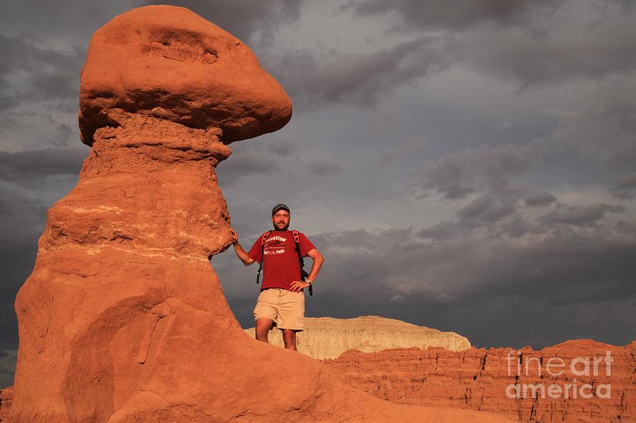 Adam Jewell At Goblin Valley Photograph by Adam Jewell
