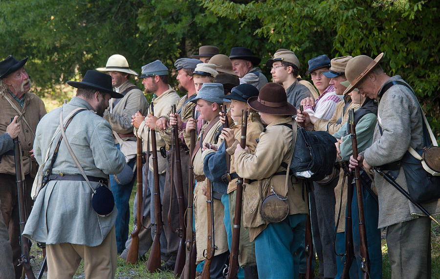 Addressing the Troops Photograph by Greg Conway - Fine Art America