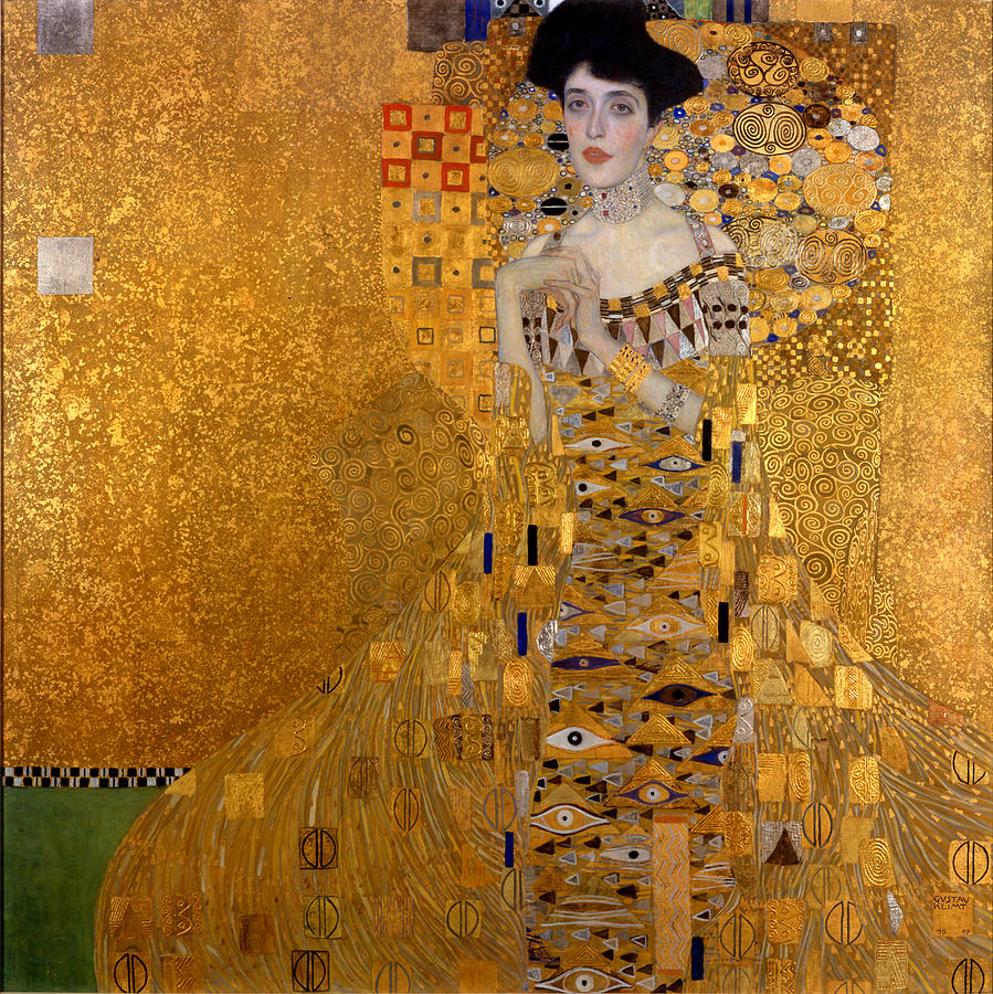 Adele Bloch-Bauers Portrait Painting by Gustav Klimt