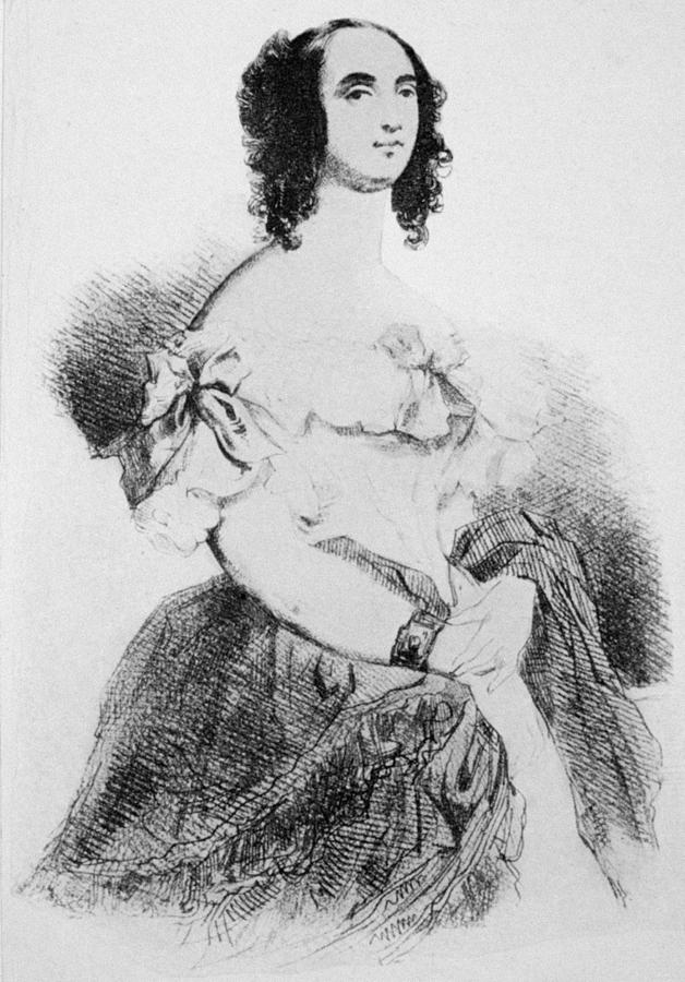 Adele Foucher Hugo (1804-1868) Painting by Granger