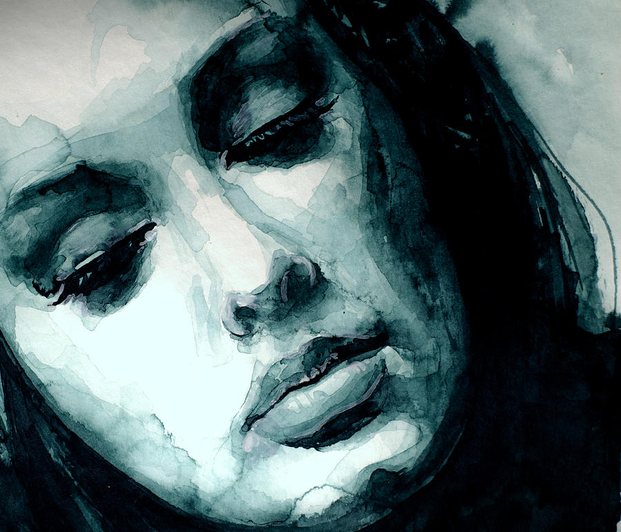 Adele Painting - Adele in watercolor by Laur Iduc