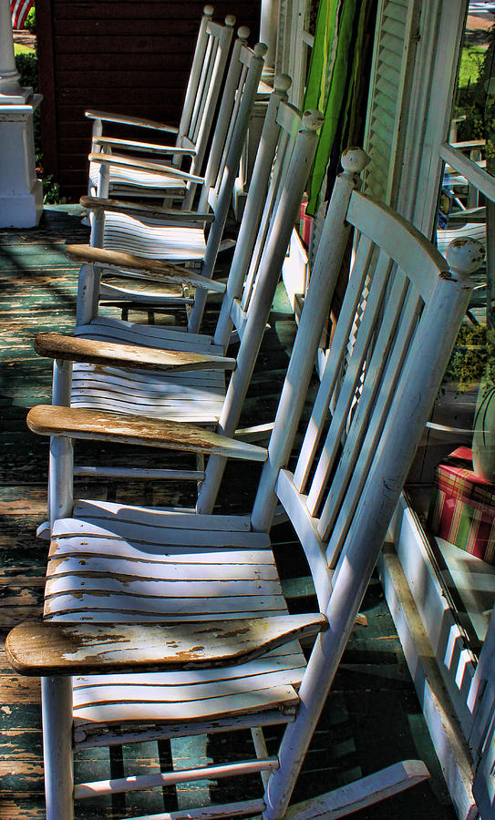 Adirondack Chairs Skaneateles NY Photograph by Gerald Salamone