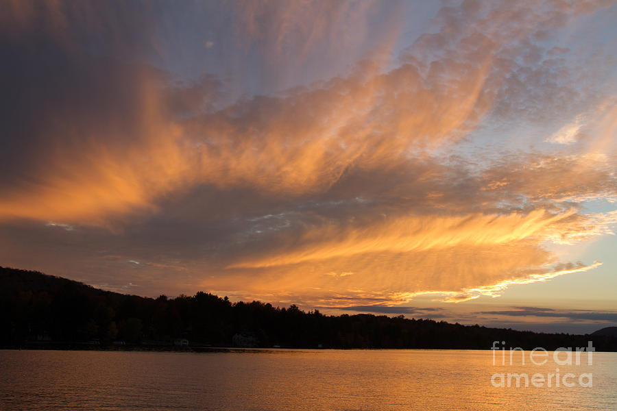 Adirondack Sunset Photograph by Chris Scroggins