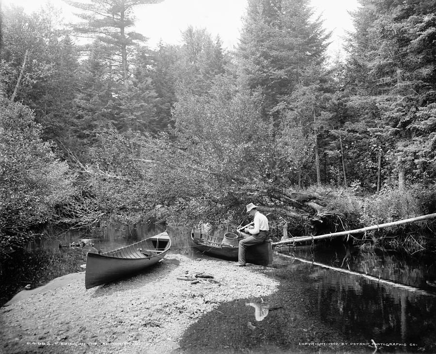 Adirondacks Fishing, C1902 Photograph by Granger - Pixels