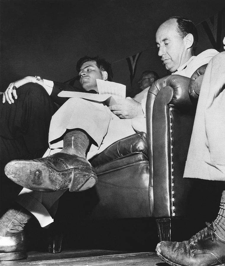 Adlai Stevenson Hole In Shoe Photograph by Underwood Archives