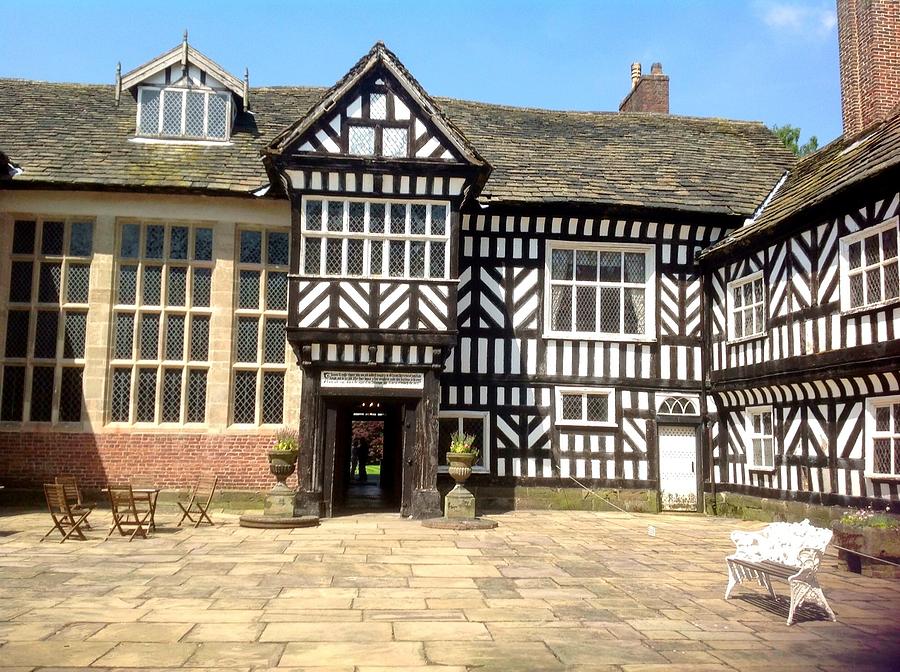 Adlington Hall Timbered Building Photograph by Joan-Violet Stretch