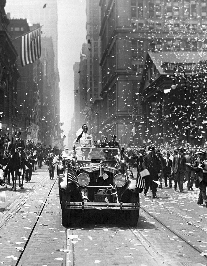 Admiral Byrd NYC Parade Photograph by Underwood Archives