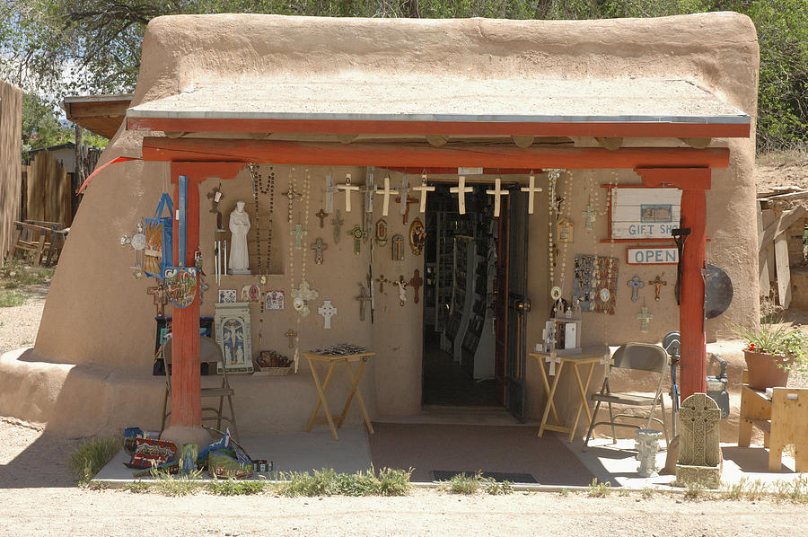 Adobe Photograph - Adobe Gift Shop by Jerry McElroy