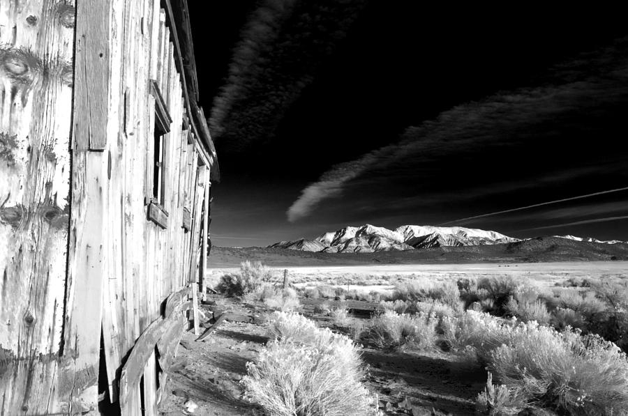 Mountain Photograph - Adobe Valley Shack by Cat Connor