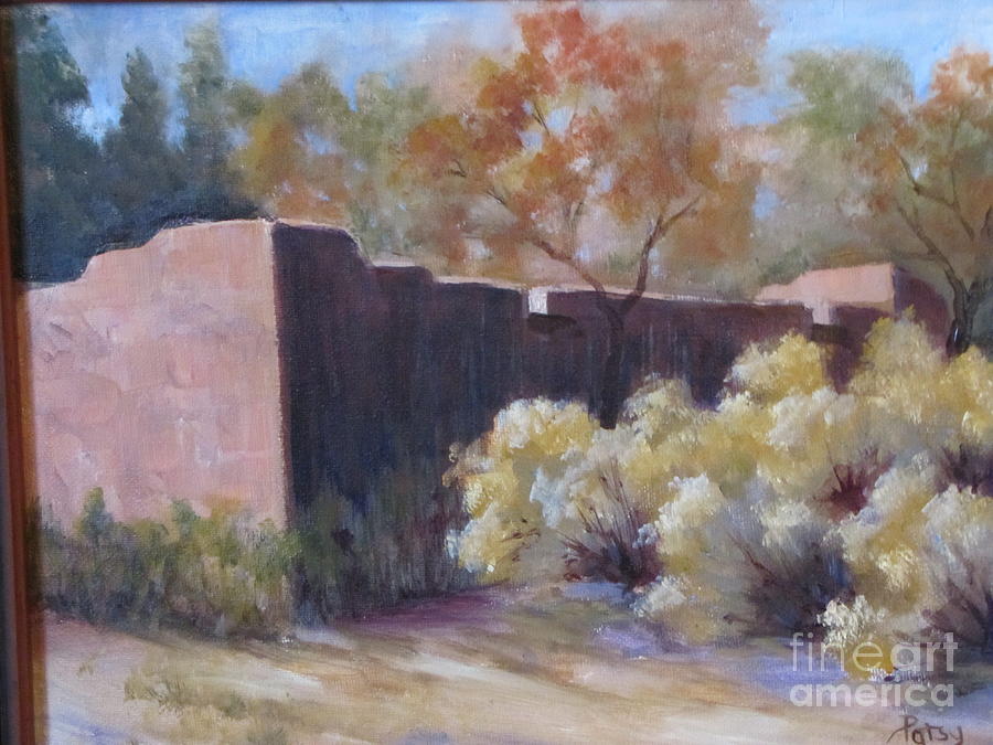 Patsy Supak Adobe Wall Painting by Patsy Supak | Fine Art America