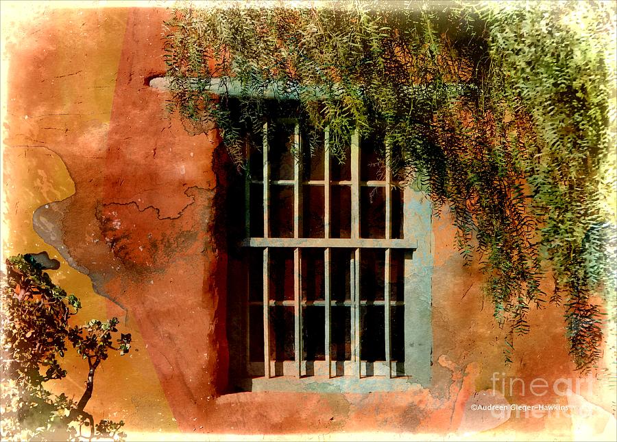 Architecture Photograph - Adobe Window by Audreen Gieger