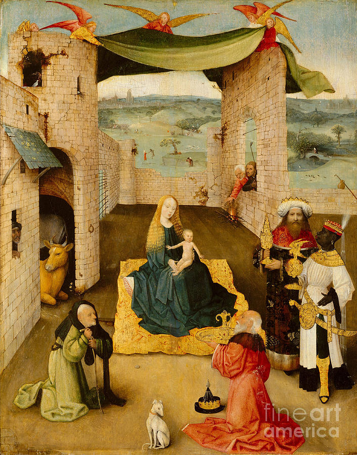 Adoration Of The Magi By Hieronymus Photograph by MMA John Stewart Kennedy Fund