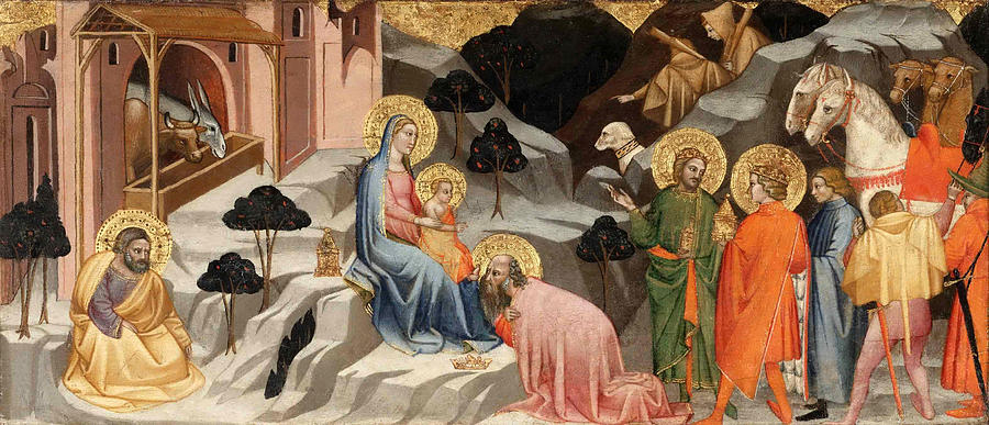 Adoration of the Magi Painting by Cenni di Francesco