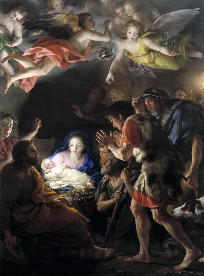 Adoration of the Shepherds Painting by Anton Raphael Mengs