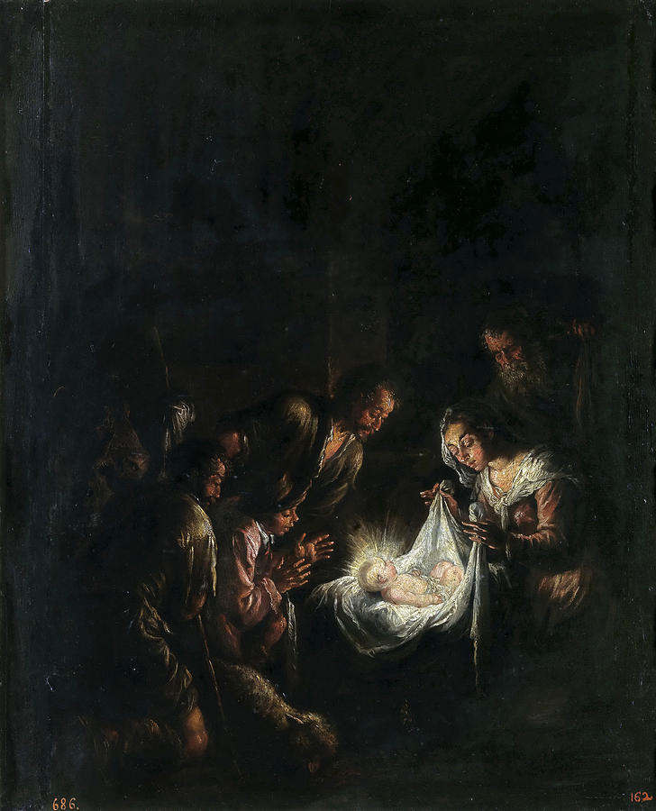 Adoration of the Shepherds Painting by Jacopo Bassano