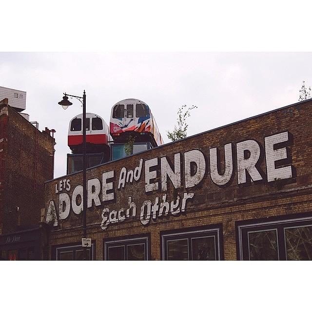 London Photograph - Adore And Endure #vscocam by Liam Daly