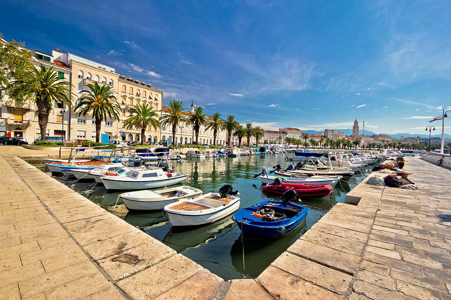 Adriatic city of Split view Photograph by Brch Photography