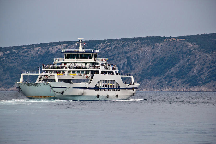 Adriatic ferry boat Photograph by Brch Photography