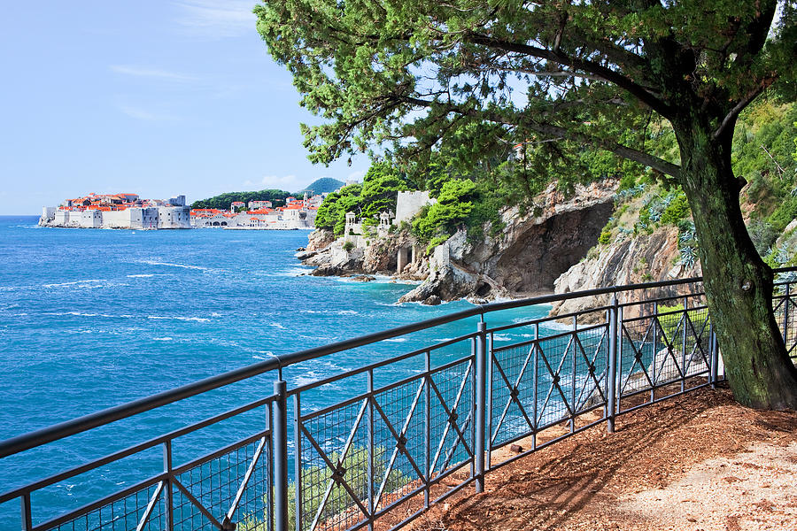 Nature Photograph - Adriatic Sea Coastline Near Dubrovnik by Artur Bogacki