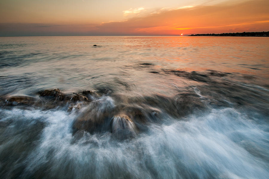 Adriatic sunset II Photograph by Davorin Mance