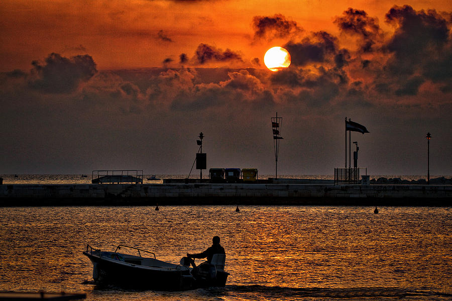 Sunset Photograph - Adriatic Sunset by Stuart Litoff