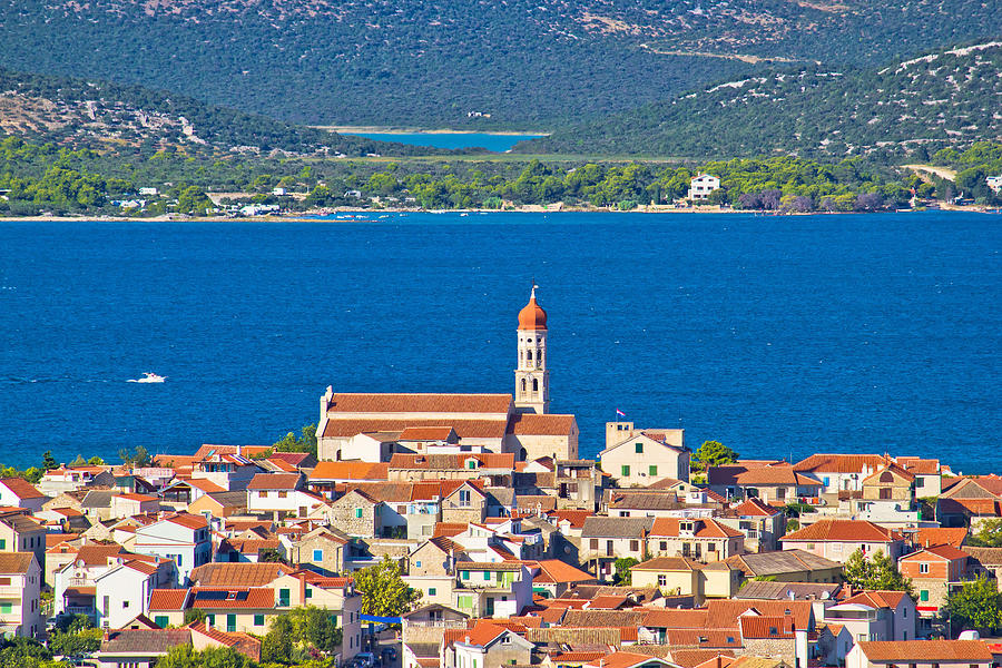 Adriatic town of Betina view Photograph by Brch Photography