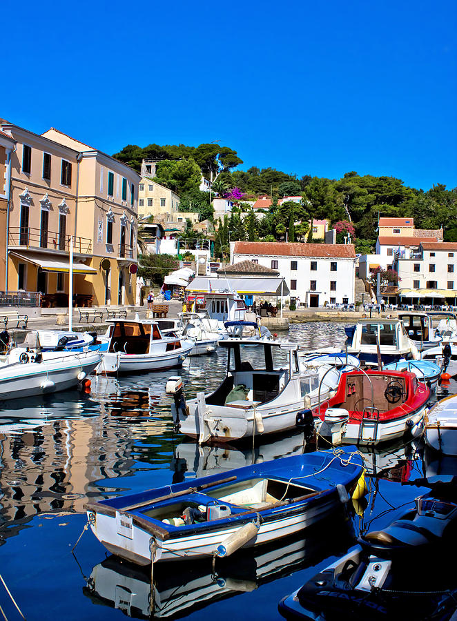 Adriatic town of Veli Losinj harbor Photograph by Brch Photography