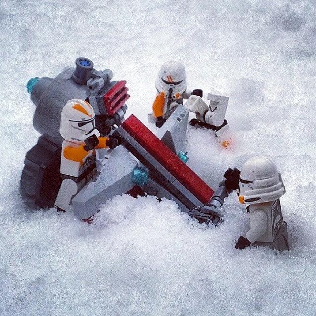 Winter Photograph - Adrift #clonetroopers #snowproblems by Ian Aspden