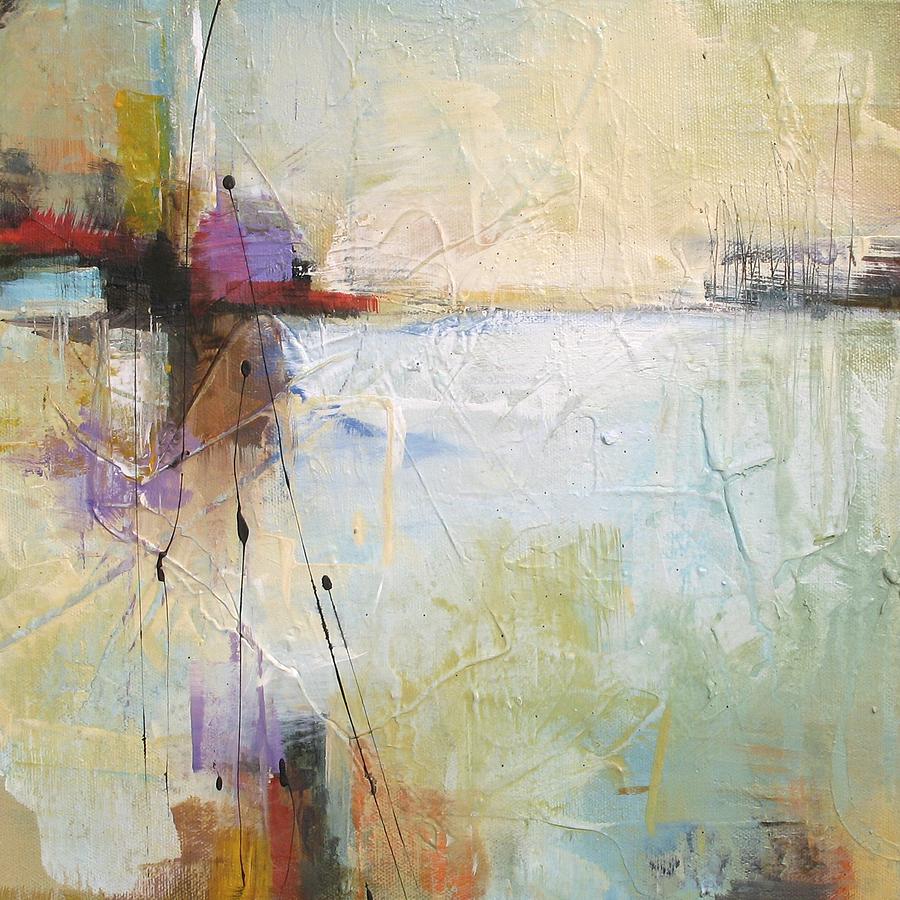 Abstract Painting - Adrift by Karen Hale