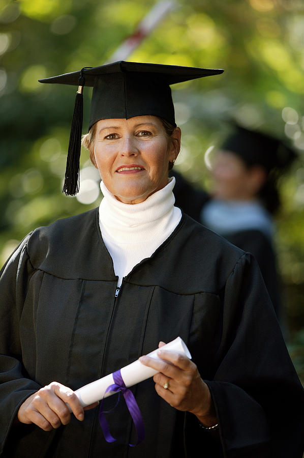Adult graduate Photograph by Comstock Images