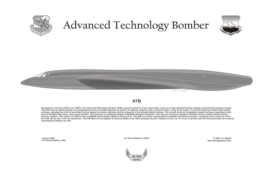 Advanced Technology Bomber Digital Art by Arthur Eggers