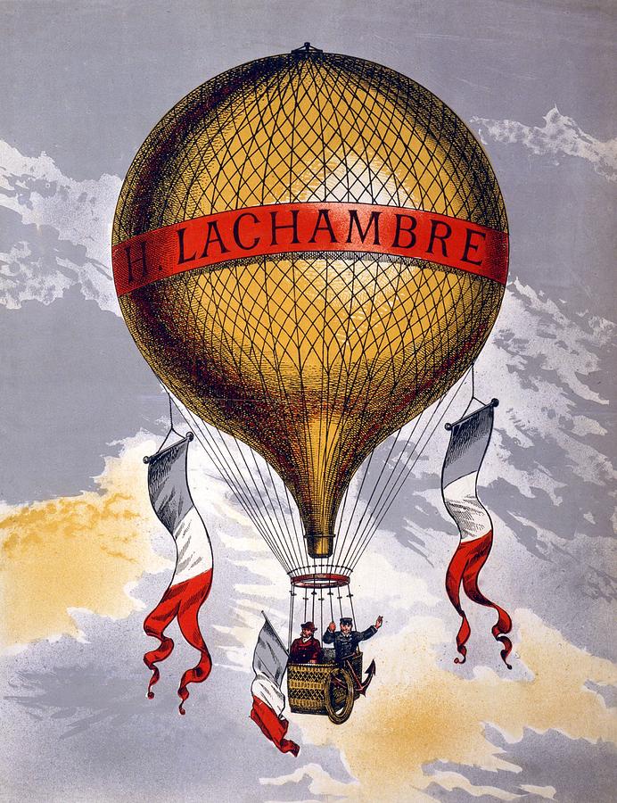 Flag Drawing - Advertisement For Balloons Manufactured by French School