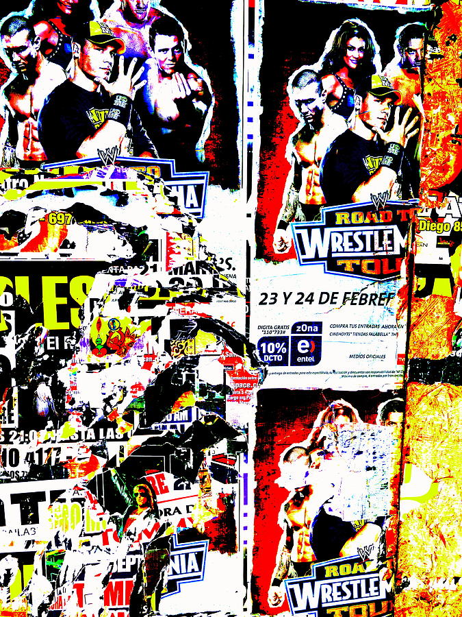 Advertising On Santiago Walls In Chile Photograph