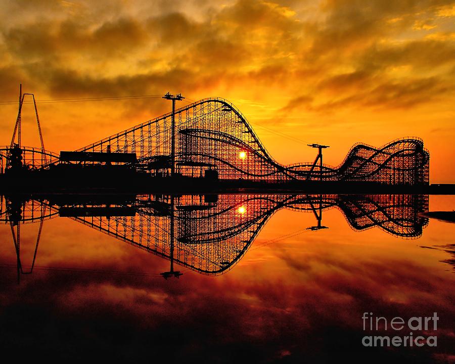 Adventure Pier at Sunrise Photograph by Nick Zelinsky Jr